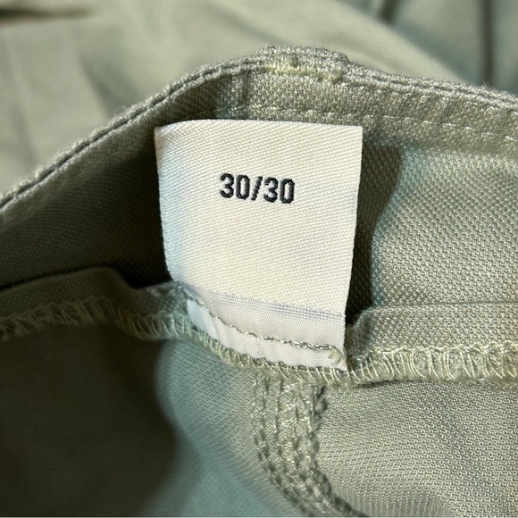Lucy & Yak Green Seamed Straight Leg Organic Cotton Pants Size 30 Granola - Picture 7 of 9